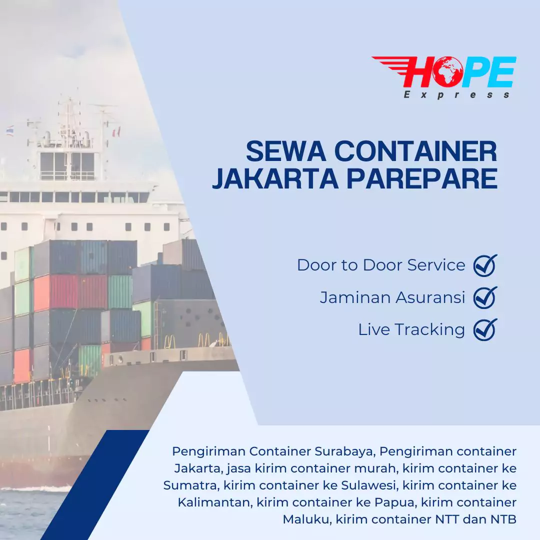 Sewa Container Jakarta Parepare