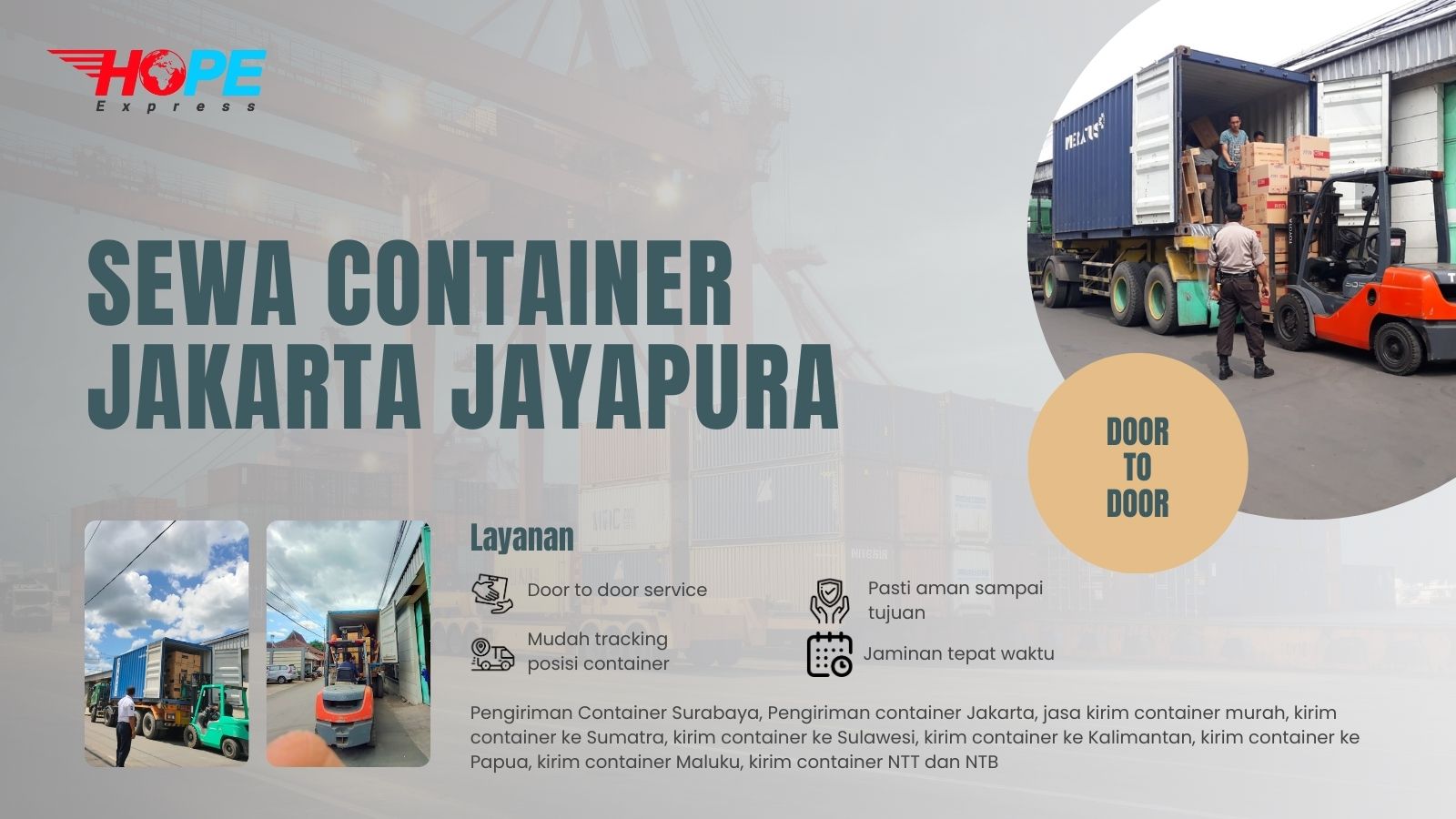 Sewa Container Jakarta Jayapura