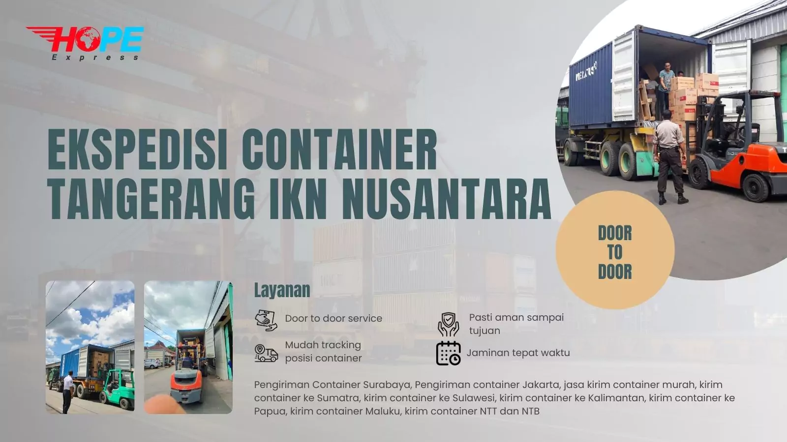 Ekspedisi Container Tangerang IKN Nusantara