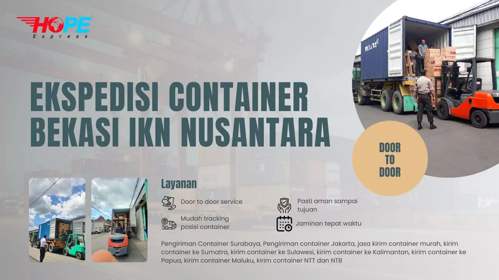 Ekspedisi Container Bekasi IKN Nusantara