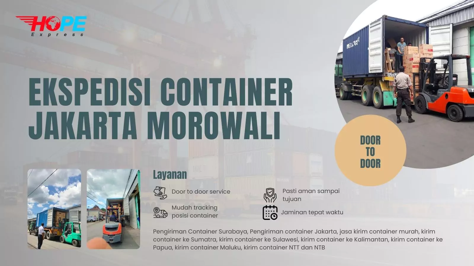 Ekspedisi Container Jakarta Morowali