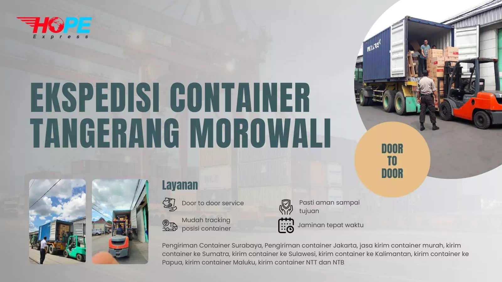 Ekspedisi Container Tangerang Morowali