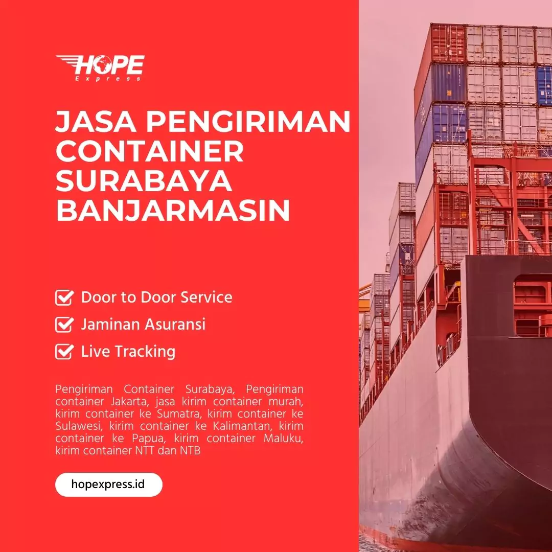 Jasa Pengiriman Container Surabaya Banjarmasin