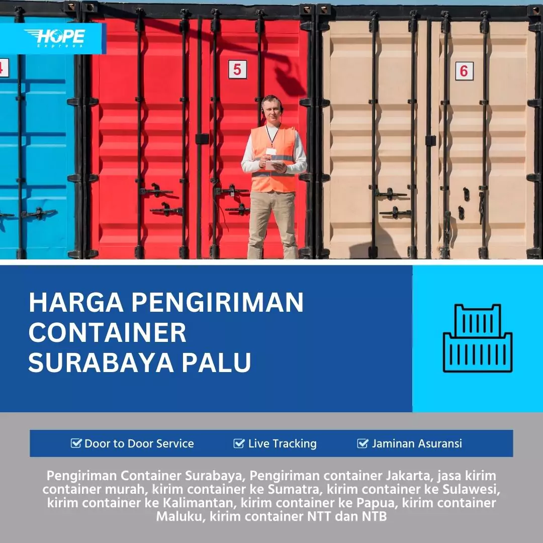 Harga Pengiriman Container Surabaya Palu