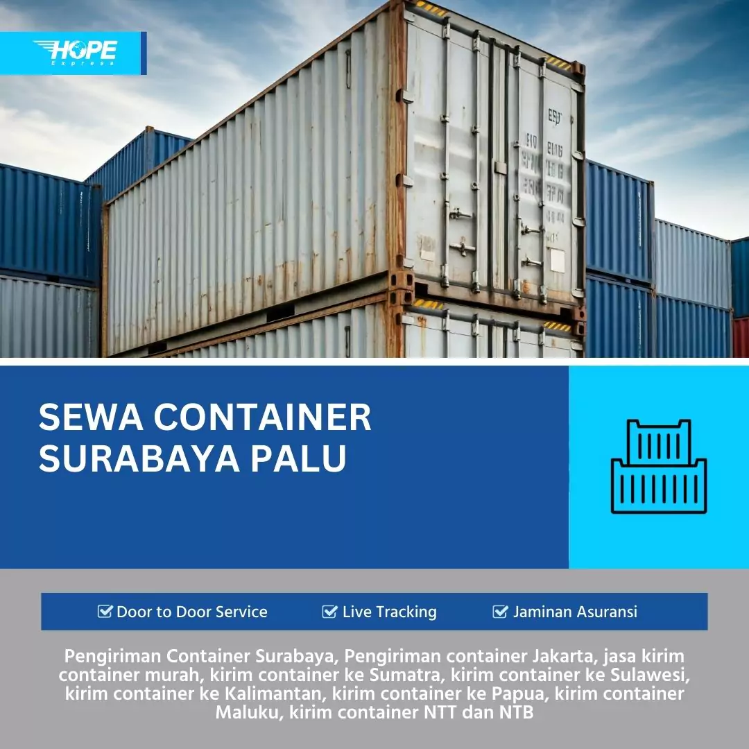 Sewa Container Surabaya Palu