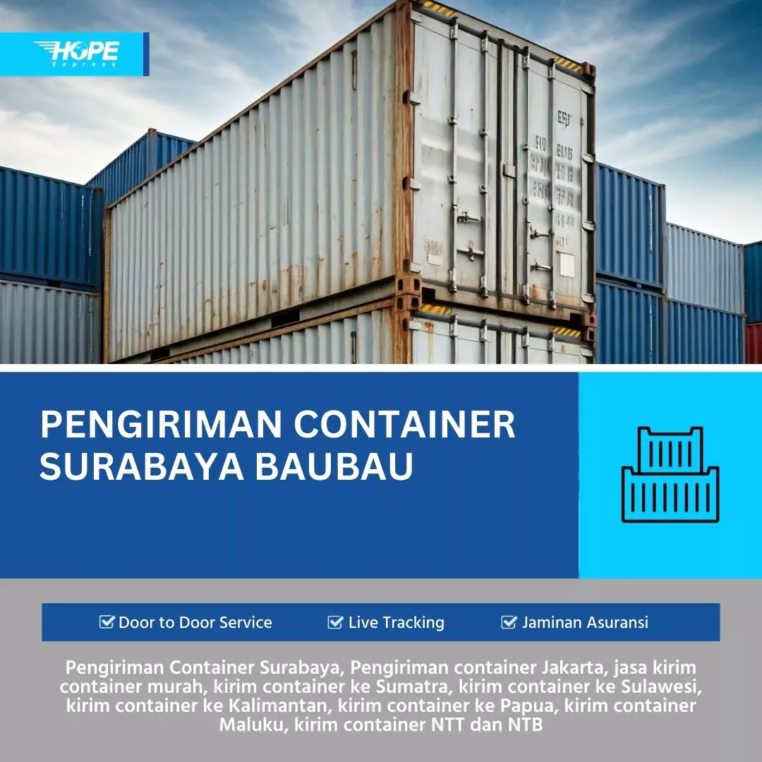 Pengiriman Container Surabaya Baubau