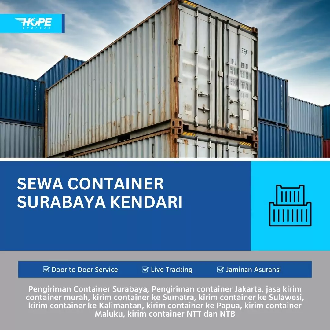 Sewa Container Surabaya Kendari