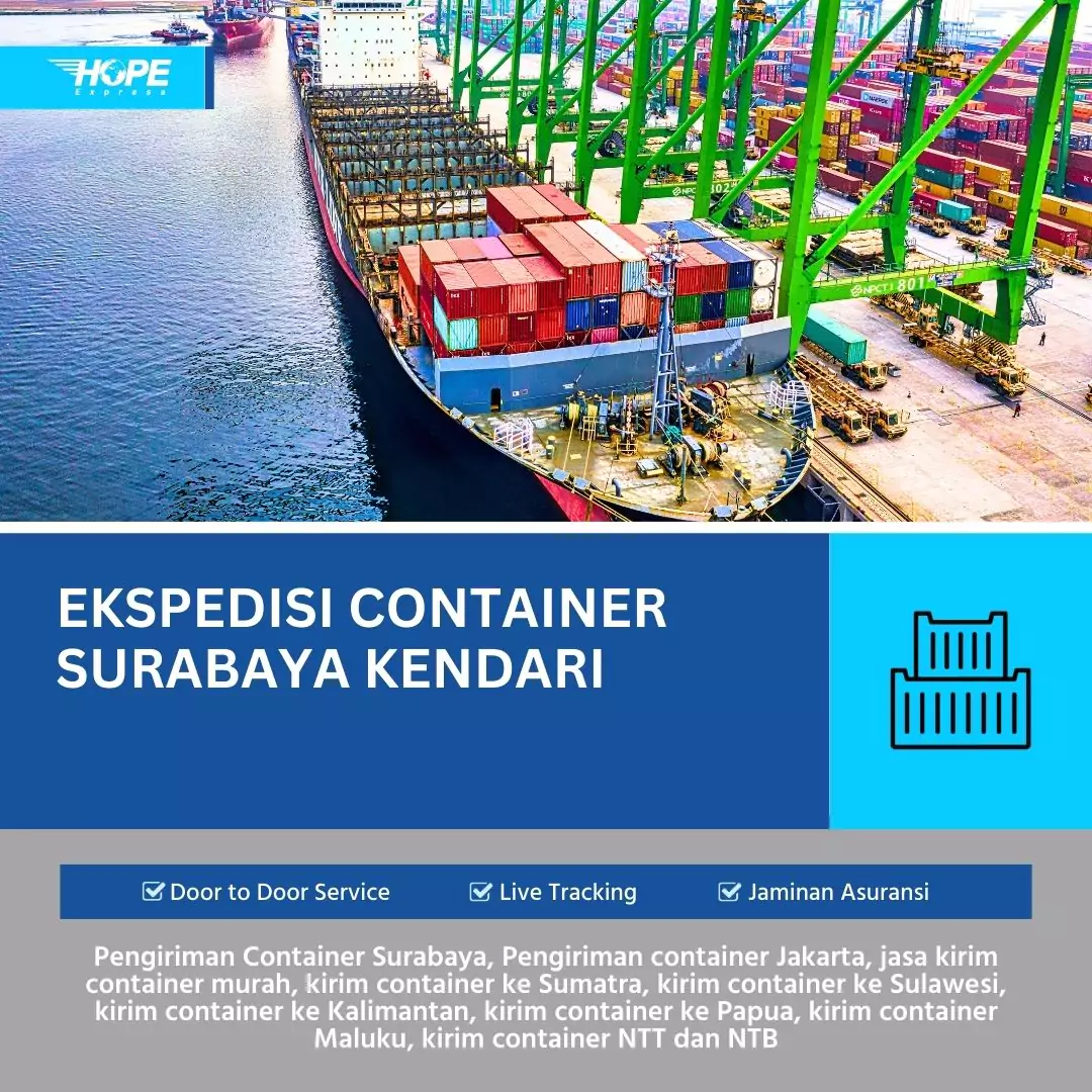 Ekspedisi Container Surabaya Kendari