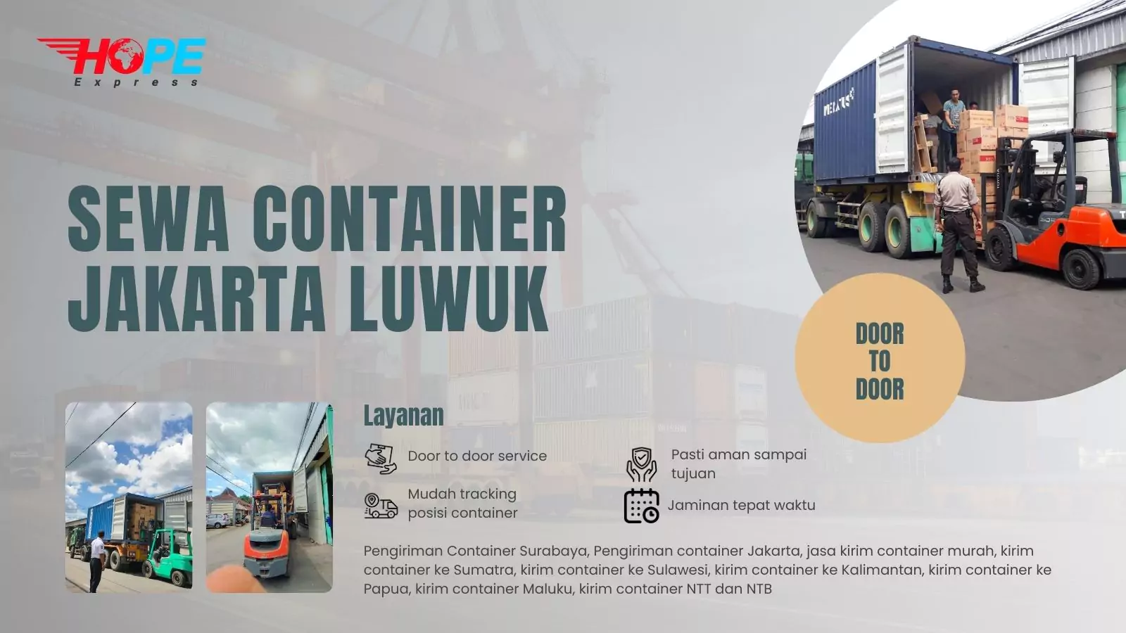 Sewa Container Jakarta Luwuk