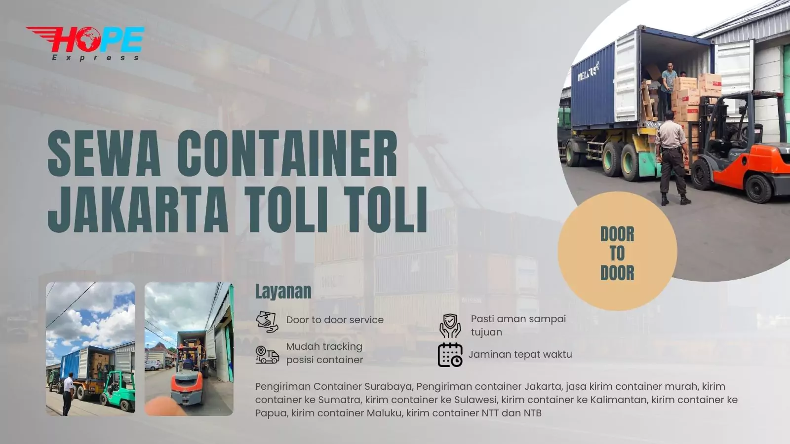 Sewa Container Jakarta Toli Toli