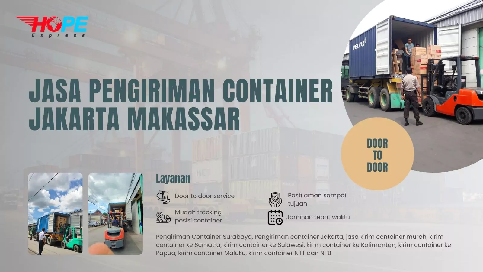 Jasa Pengiriman Container Jakarta Makassar