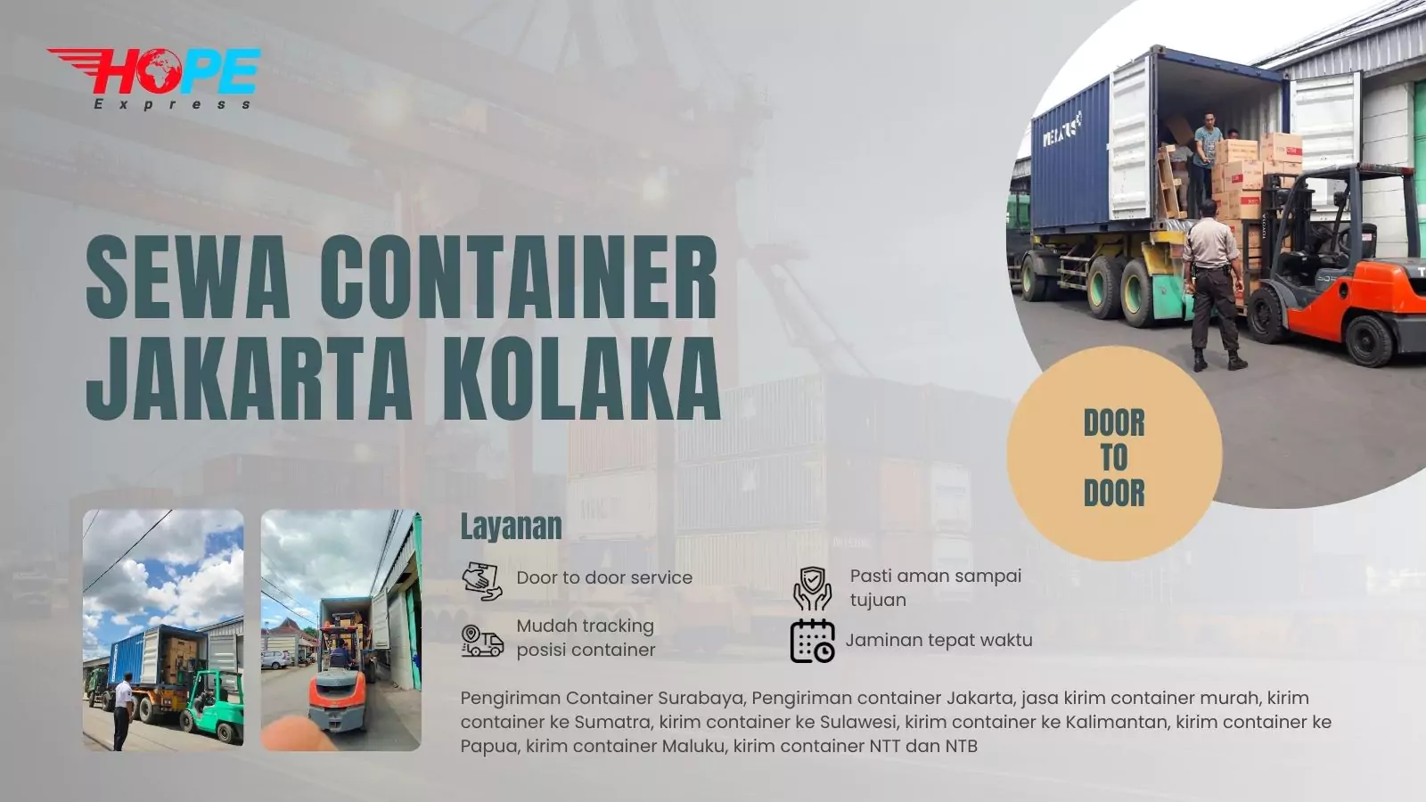 Sewa Container Jakarta Kolaka