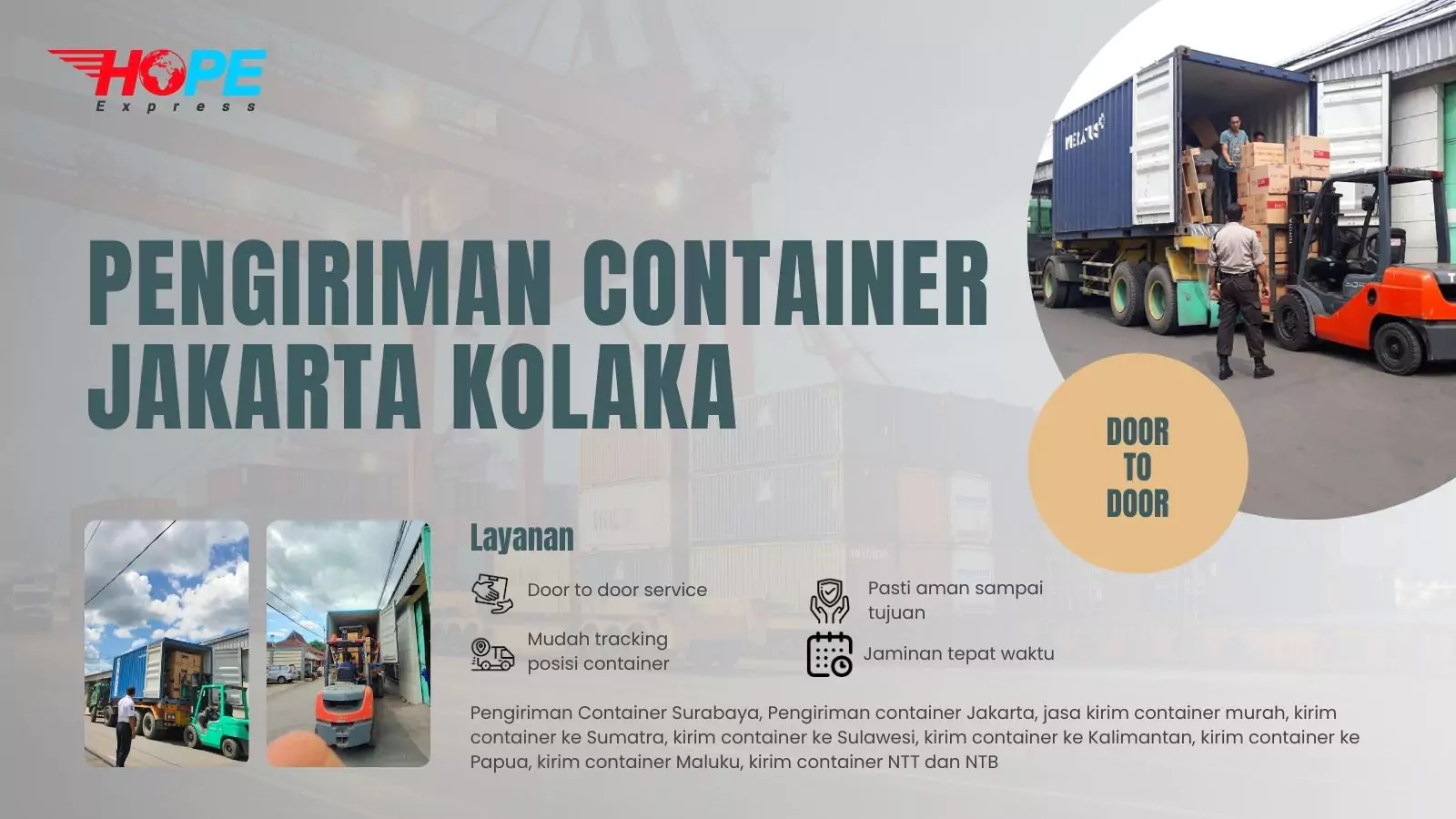 Pengiriman Container Jakarta Kolaka