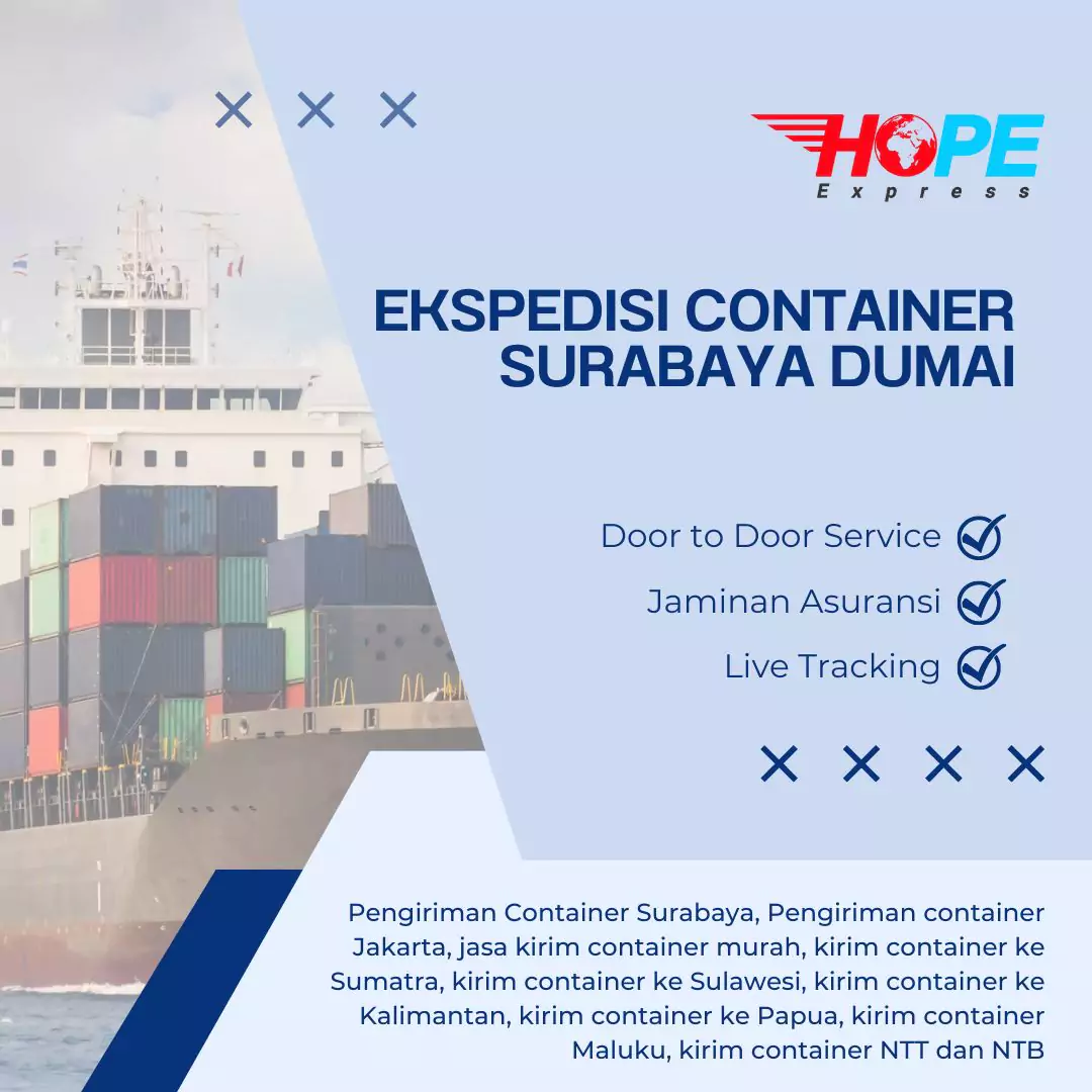 Ekspedisi Container Surabaya Dumai