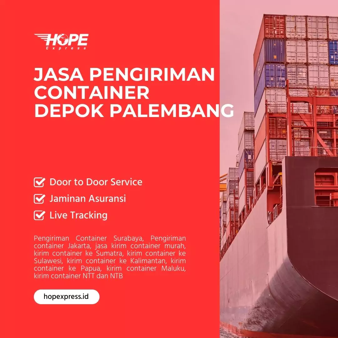 Jasa Pengiriman Container Depok Palembang