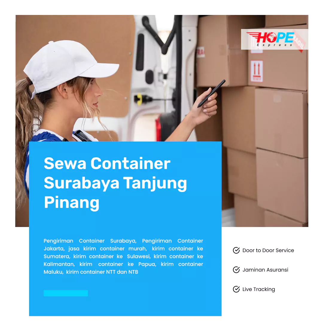 Sewa Container Surabaya Tanjung Pinang