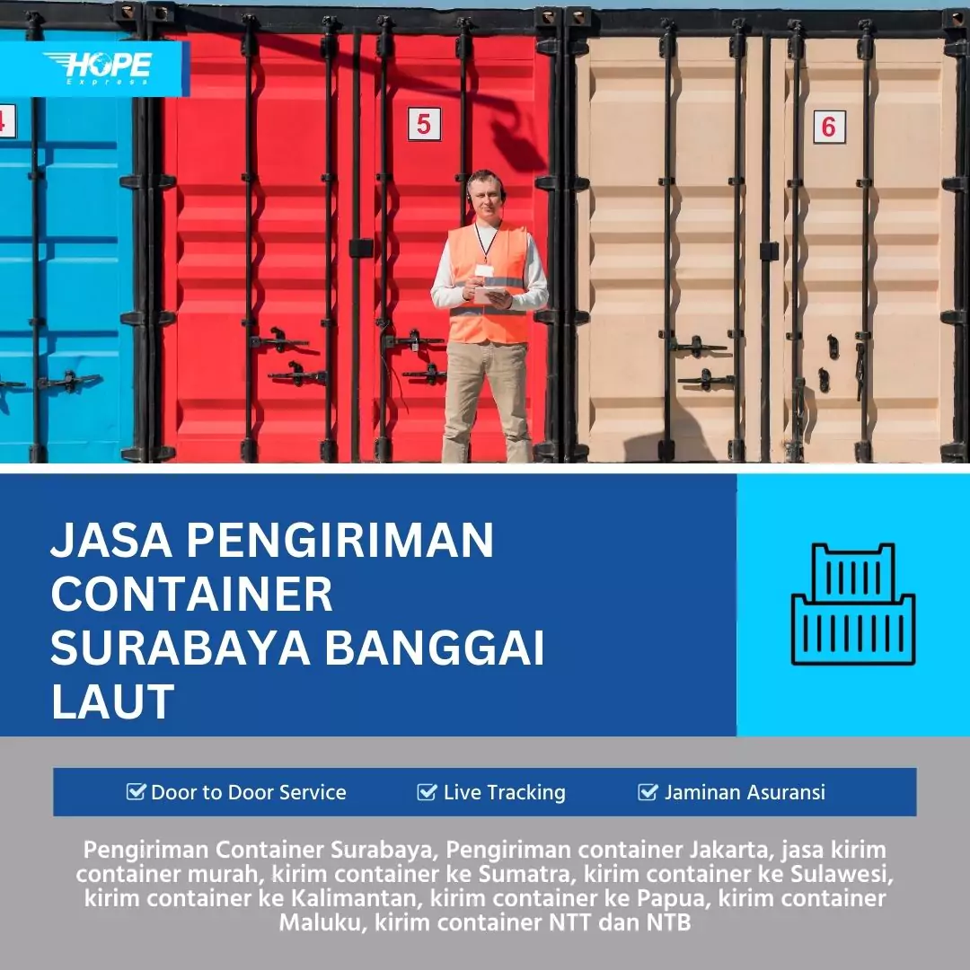 Jasa Pengiriman Container Surabaya Banggai Laut