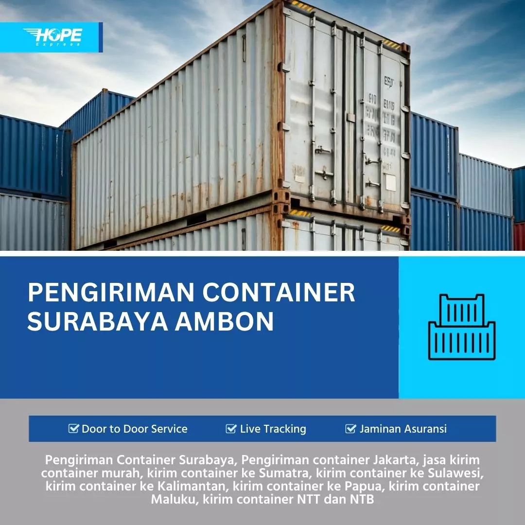 Pengiriman Container Surabaya Ambon