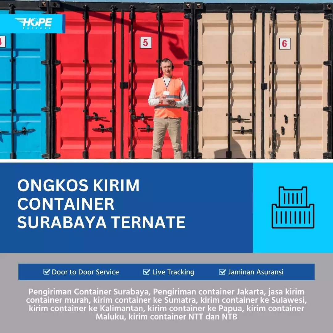 Ongkos Kirim Container Surabaya Ternate