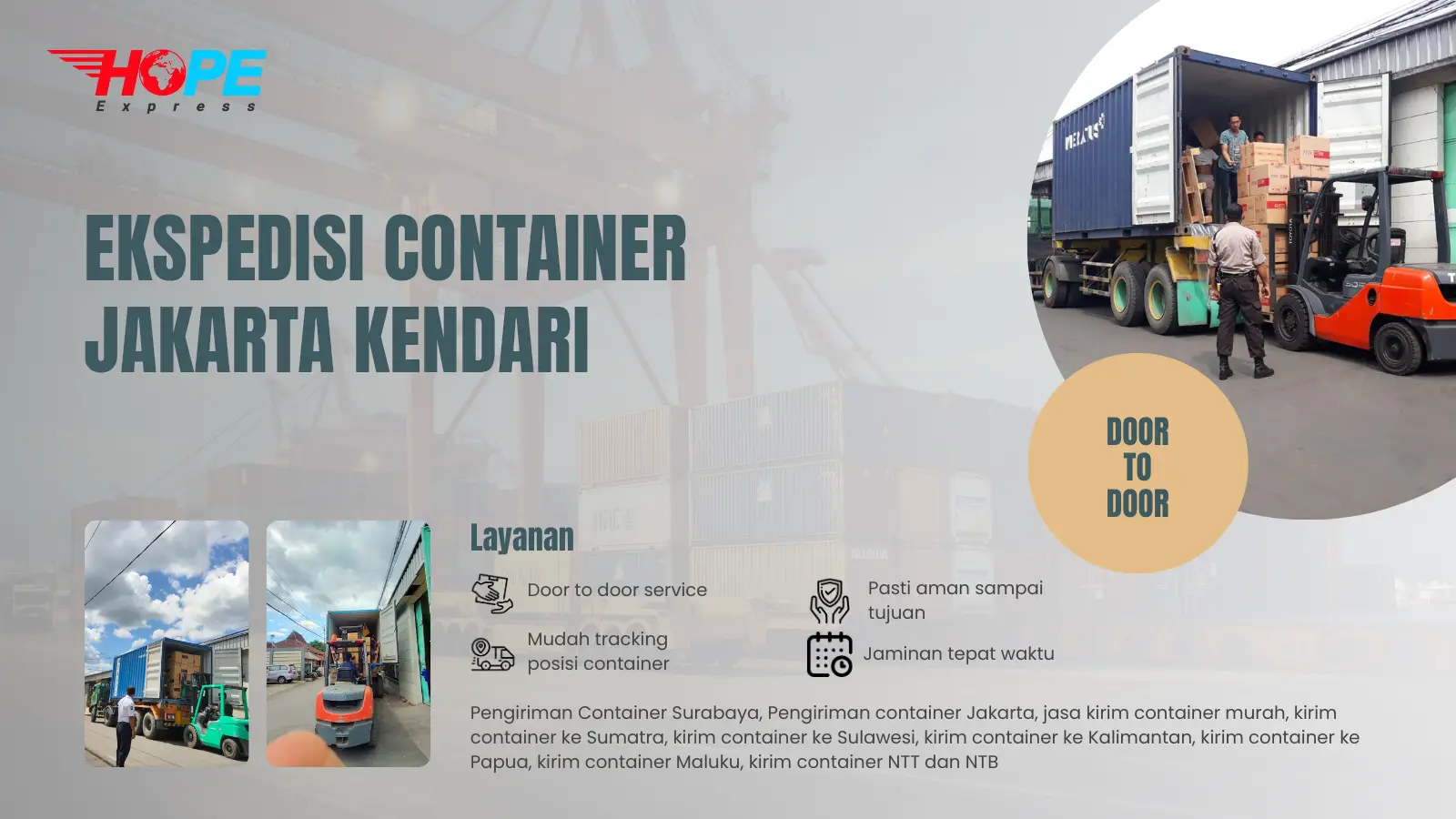 Ekspedisi Container Jakarta Kendari