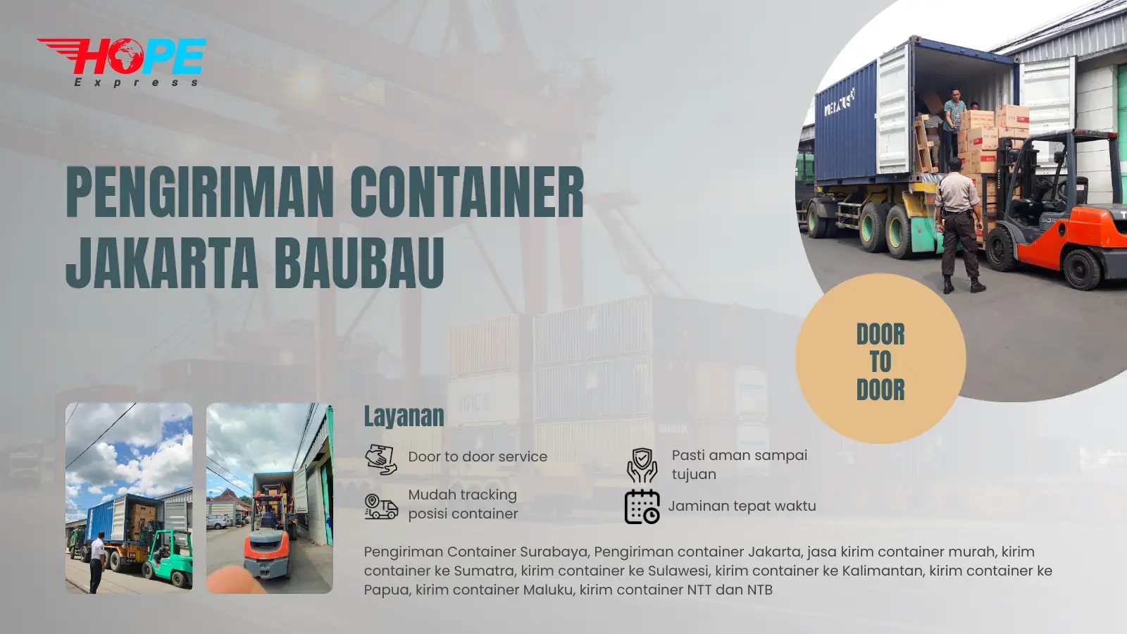 Pengiriman Container Jakarta Baubau
