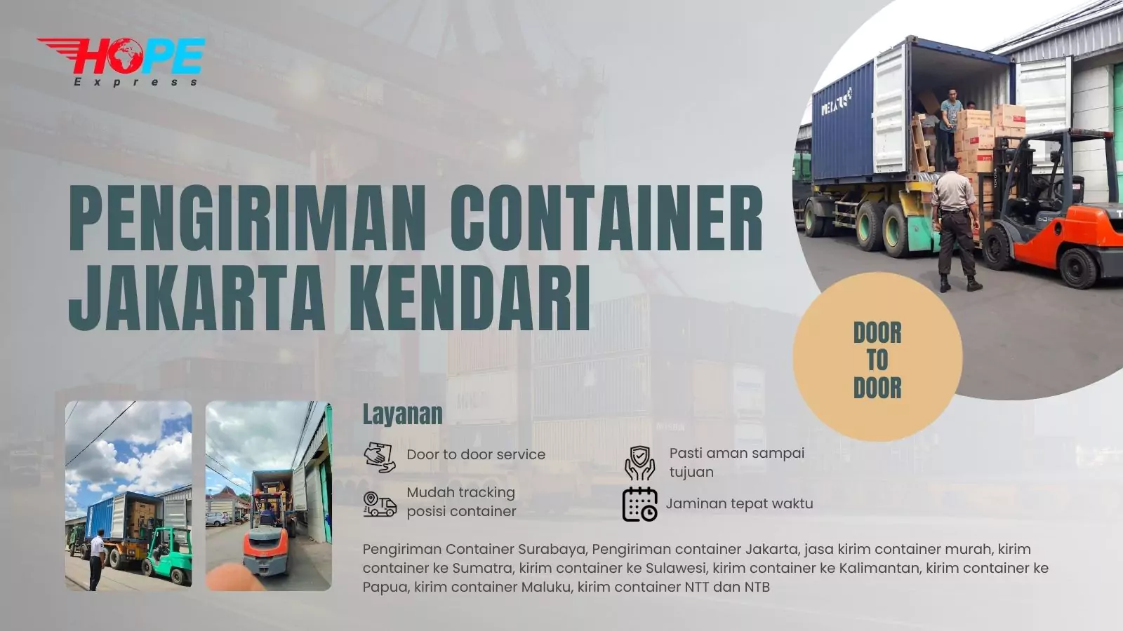 Pengiriman Container Jakarta Kendari