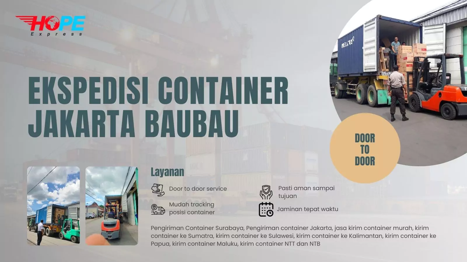 Ekspedisi Container Jakarta Baubau