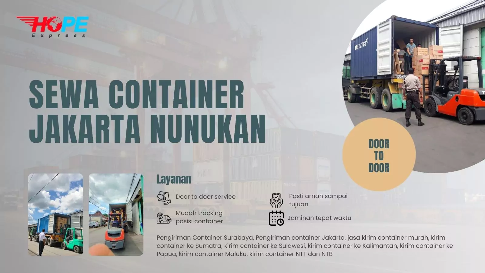 Sewa Container Jakarta Nunukan