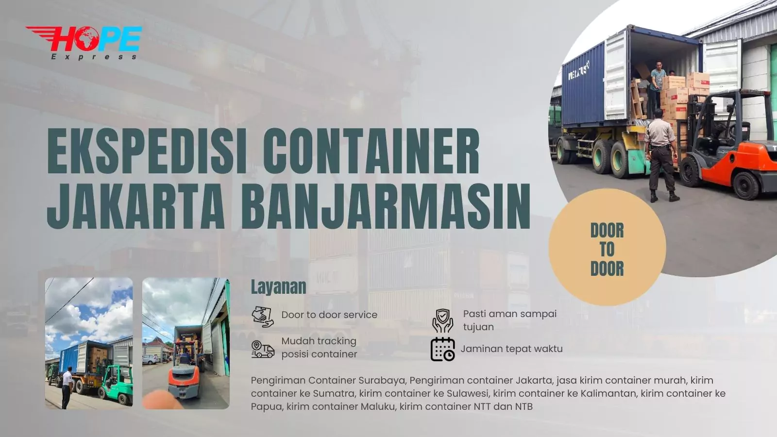 Ekspedisi Container Jakarta Banjarmasin
