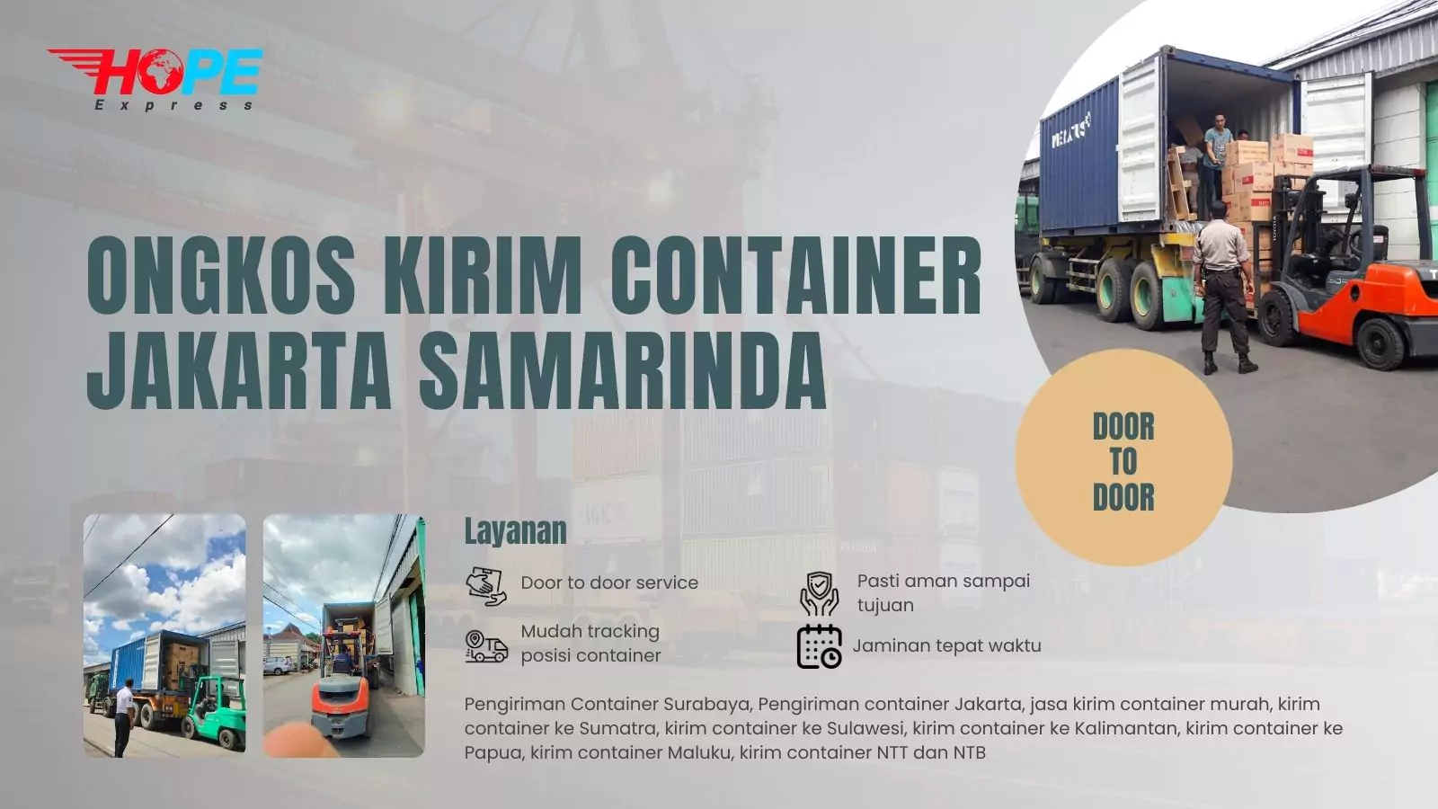 Ongkos Kirim Container Jakarta Samarinda