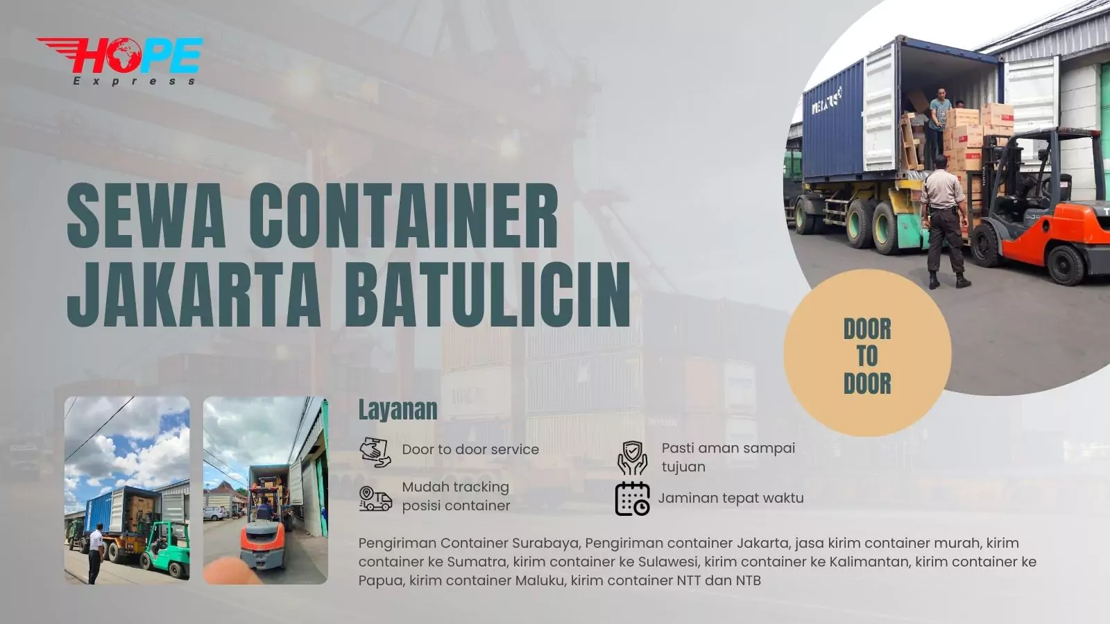 Sewa Container Jakarta Batulicin