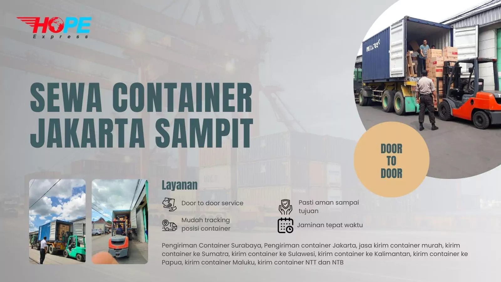 Sewa Container Jakarta Sampit