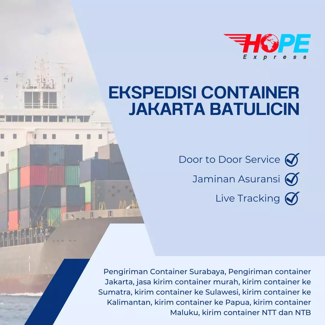 Ekspedisi Container Jakarta Batulicin