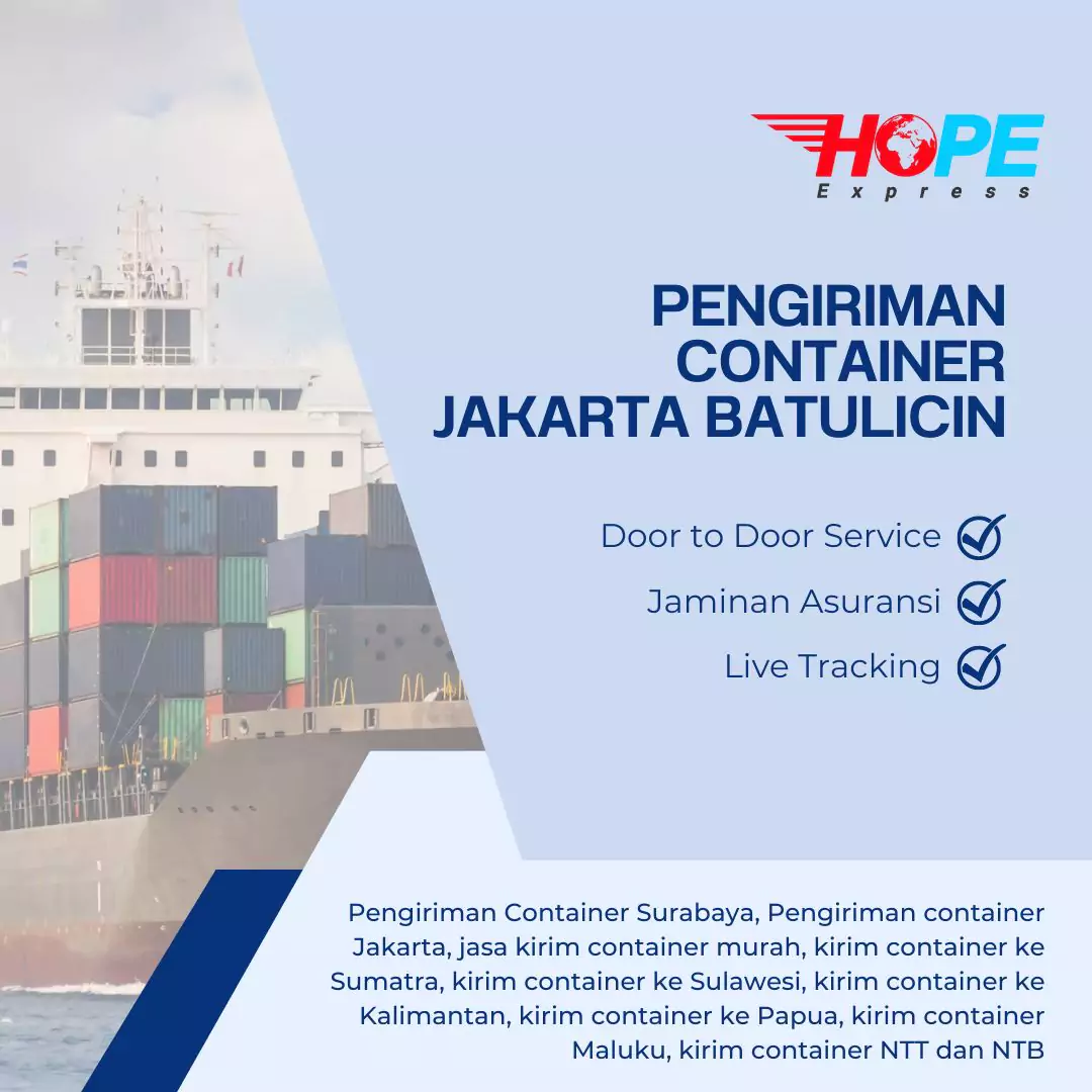 Pengiriman Container Jakarta Batulicin