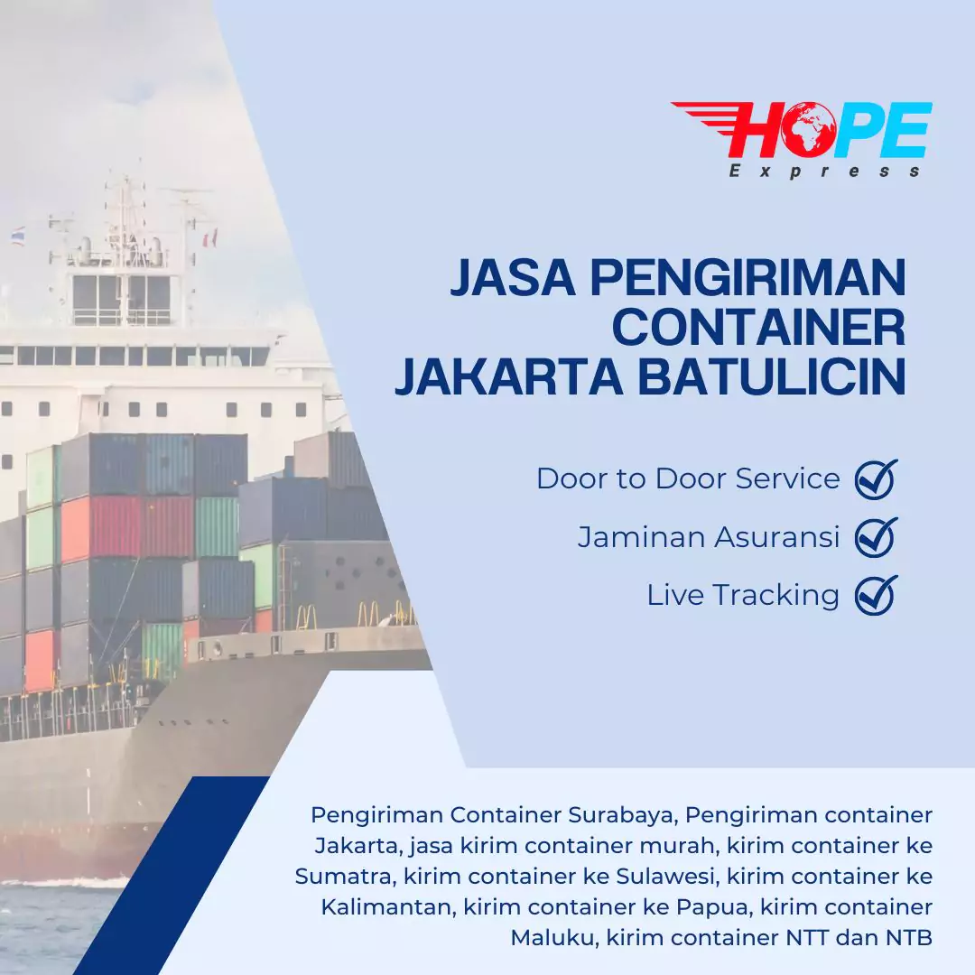 Jasa Pengiriman Container Jakarta Batulicin