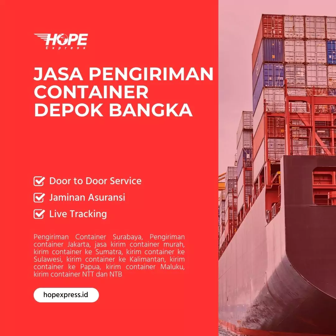 Jasa Pengiriman Container Depok Bangka