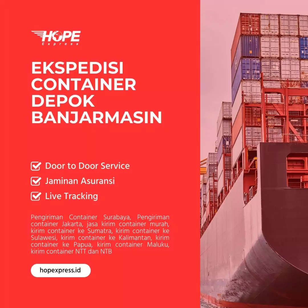 Ekspedisi Container Depok Banjarmasin