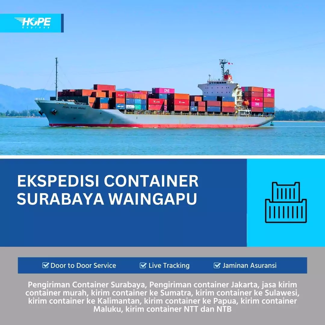 Ekspedisi Container Surabaya Waingapu