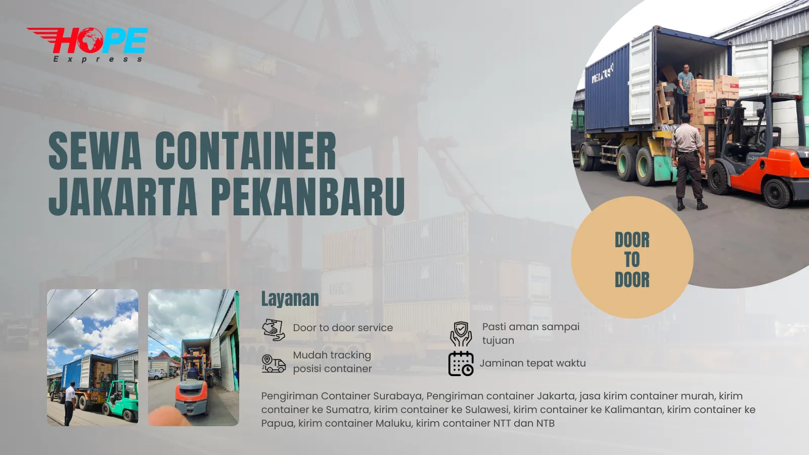 Sewa Container Jakarta Pekanbaru