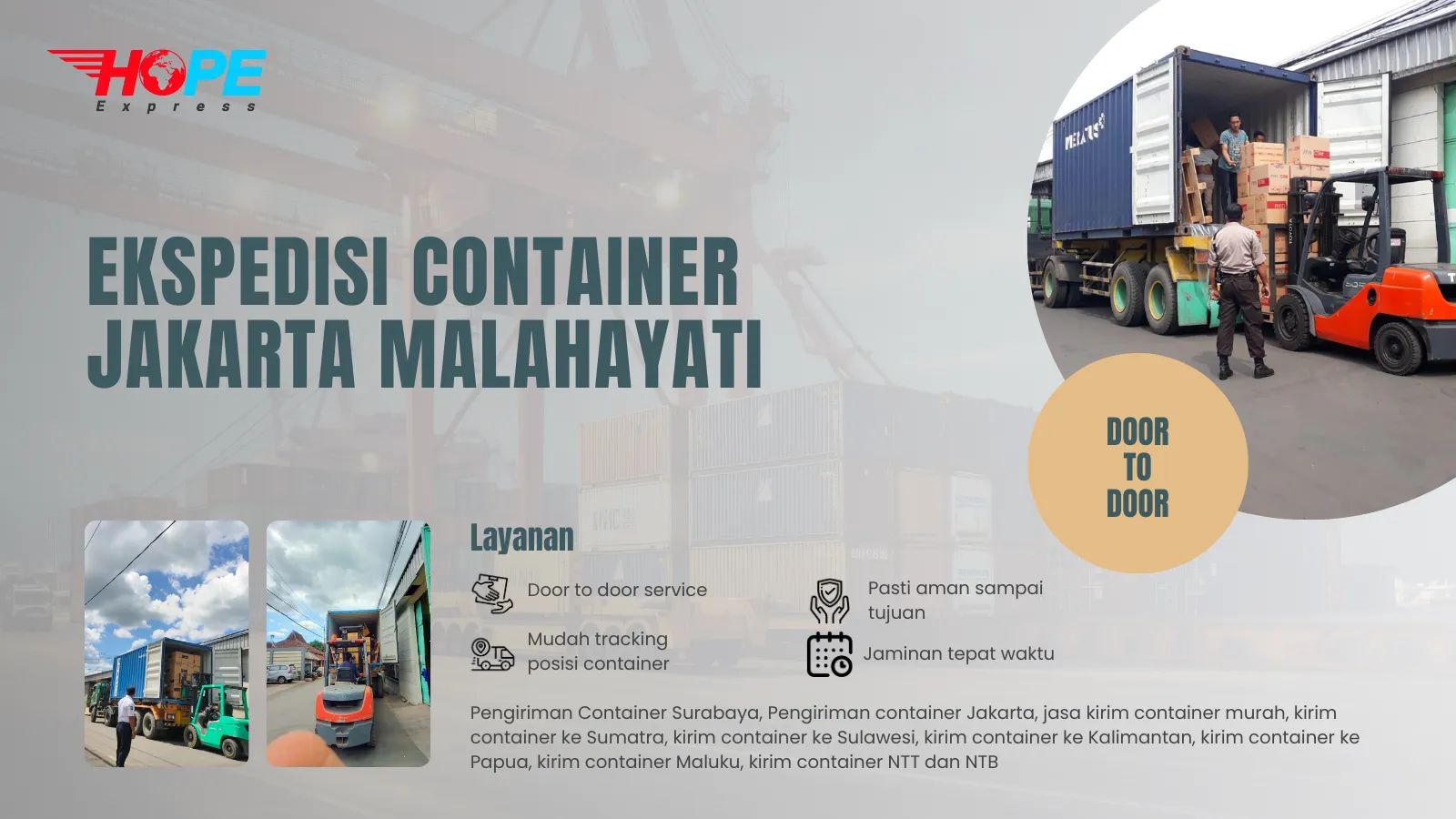 Ekspedisi Container Jakarta Malahayati