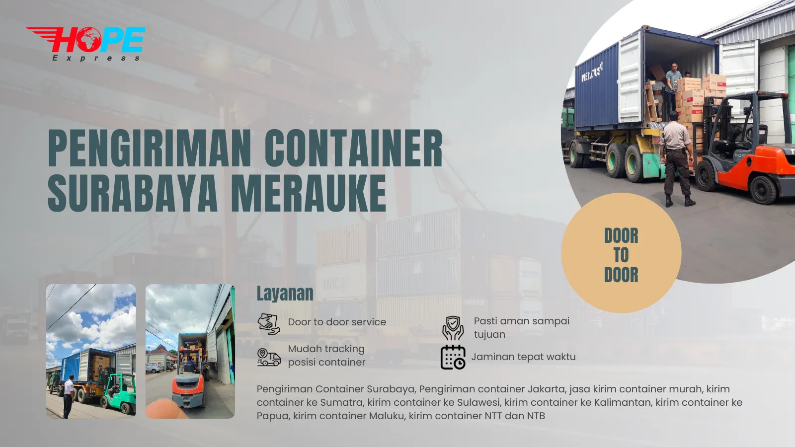 Pengiriman Container Surabaya Merauke