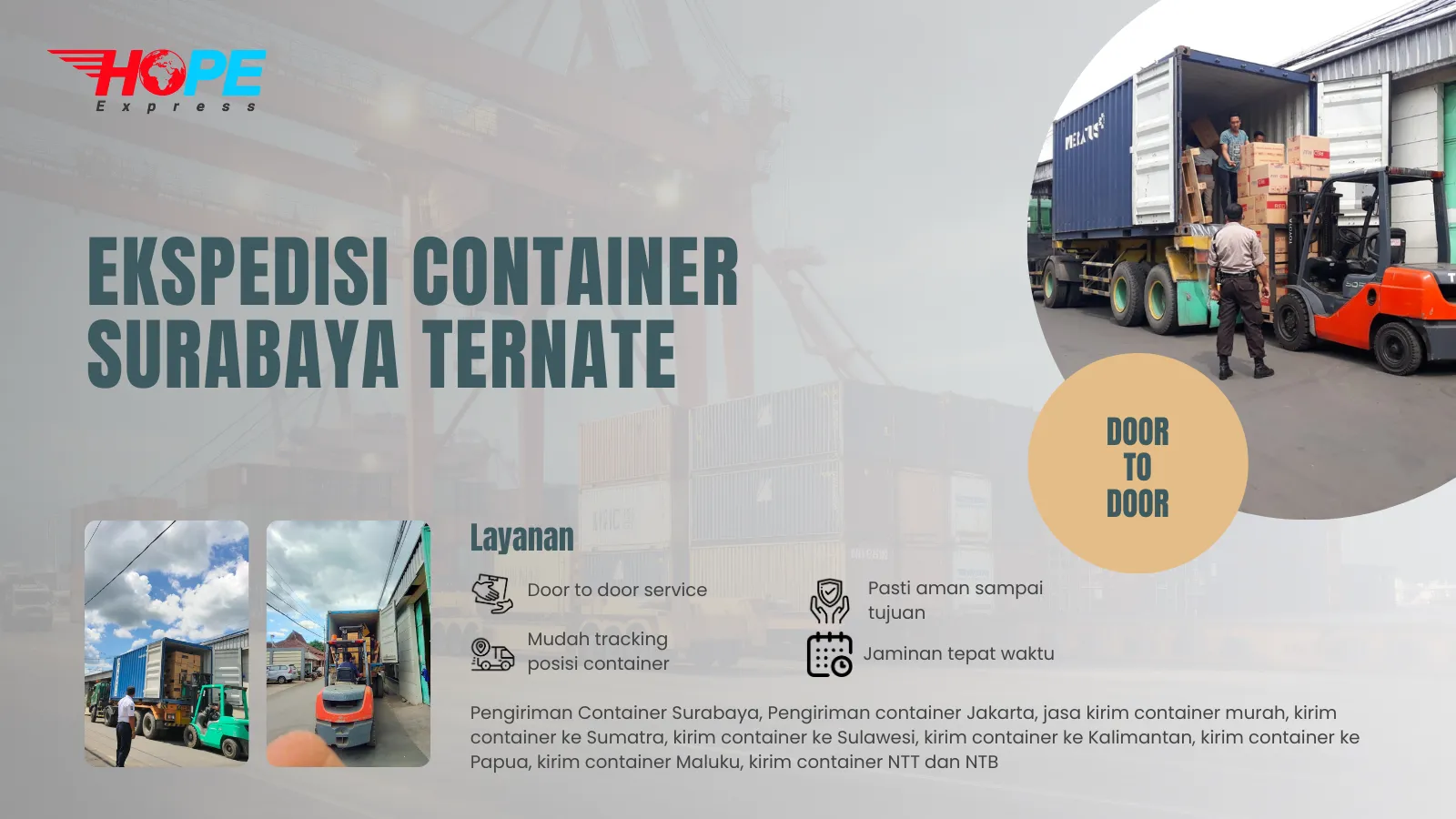 Ekspedisi Container Surabaya Ternate