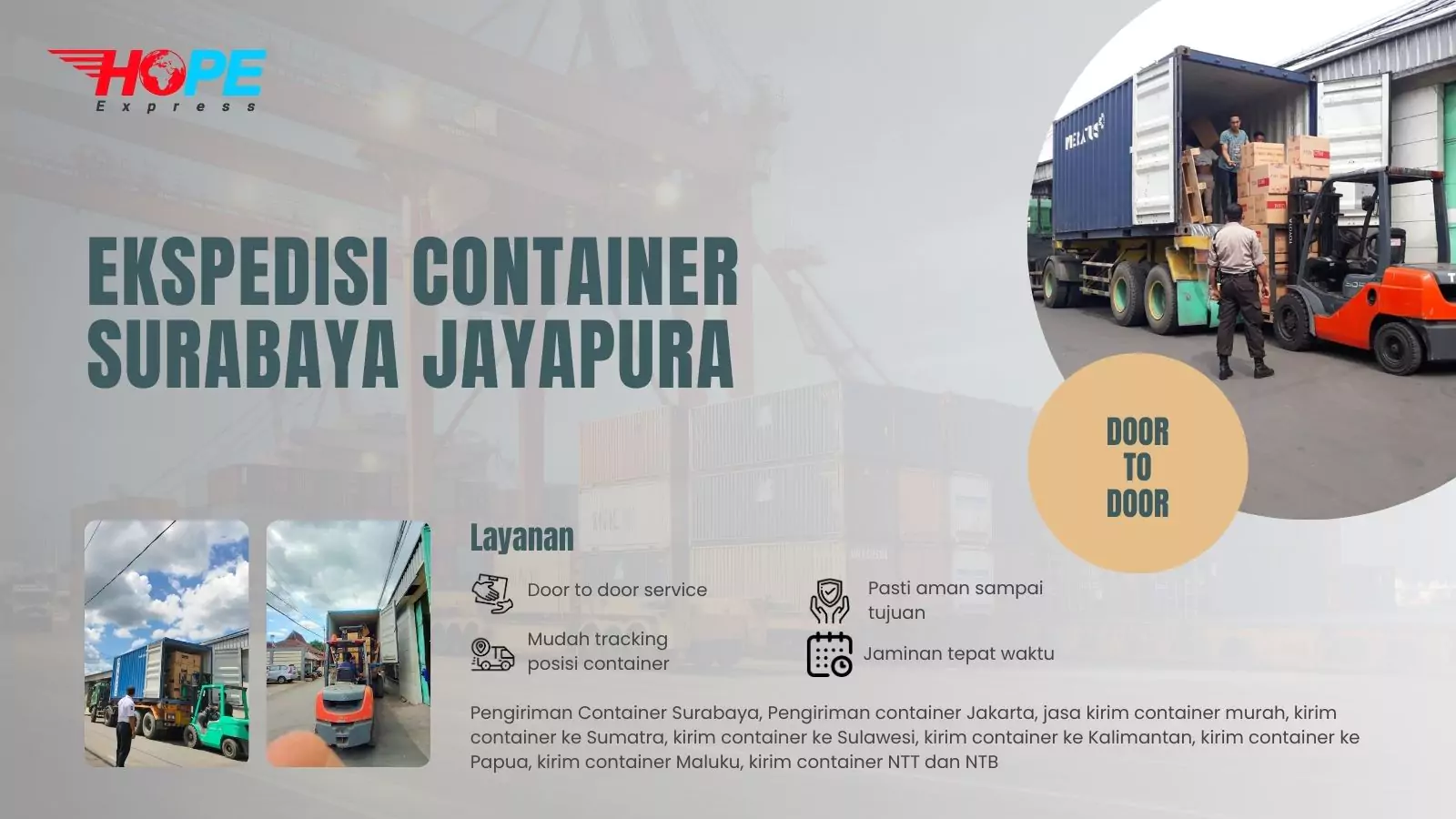 Ekspedisi Container Surabaya Jayapura