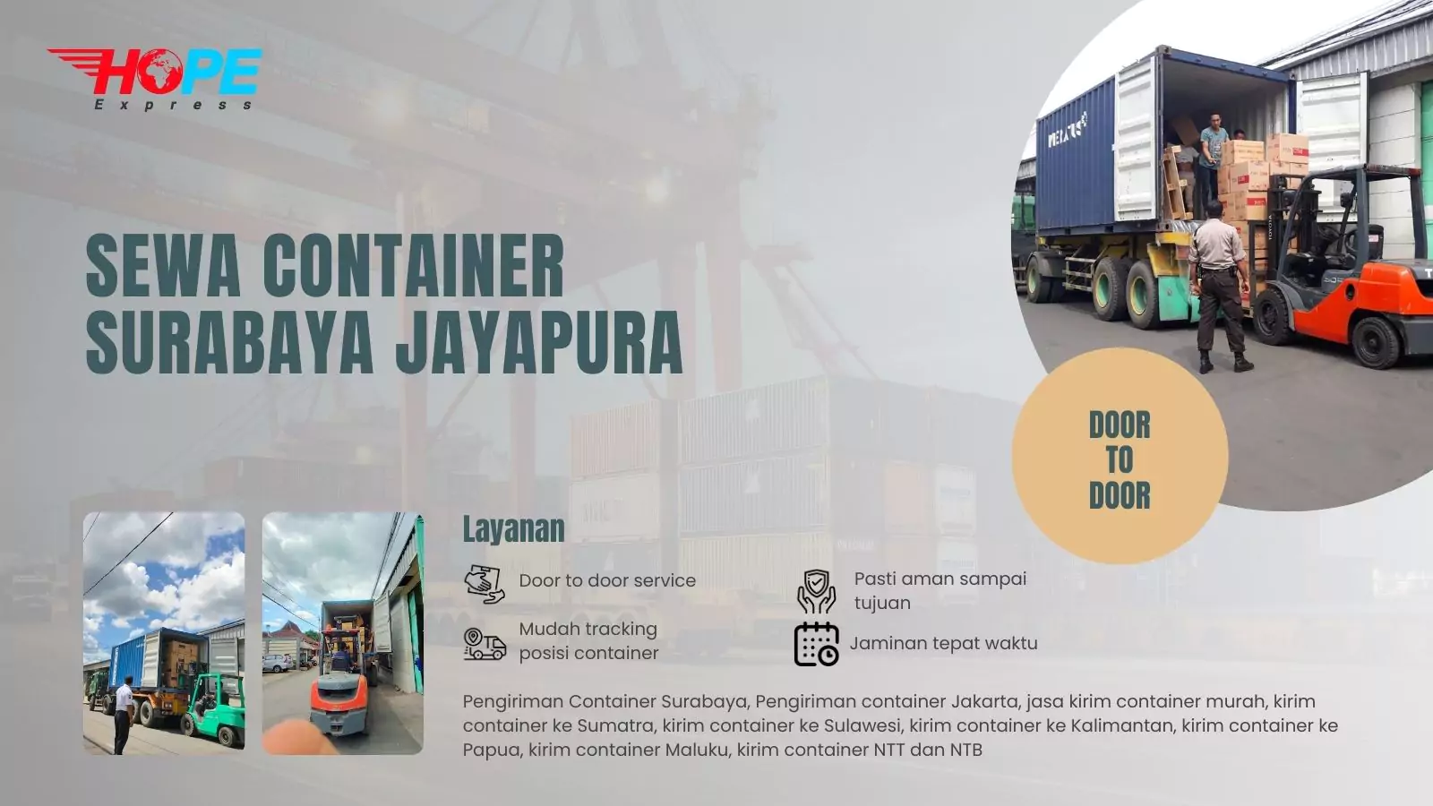 Sewa Container Surabaya Jayapura