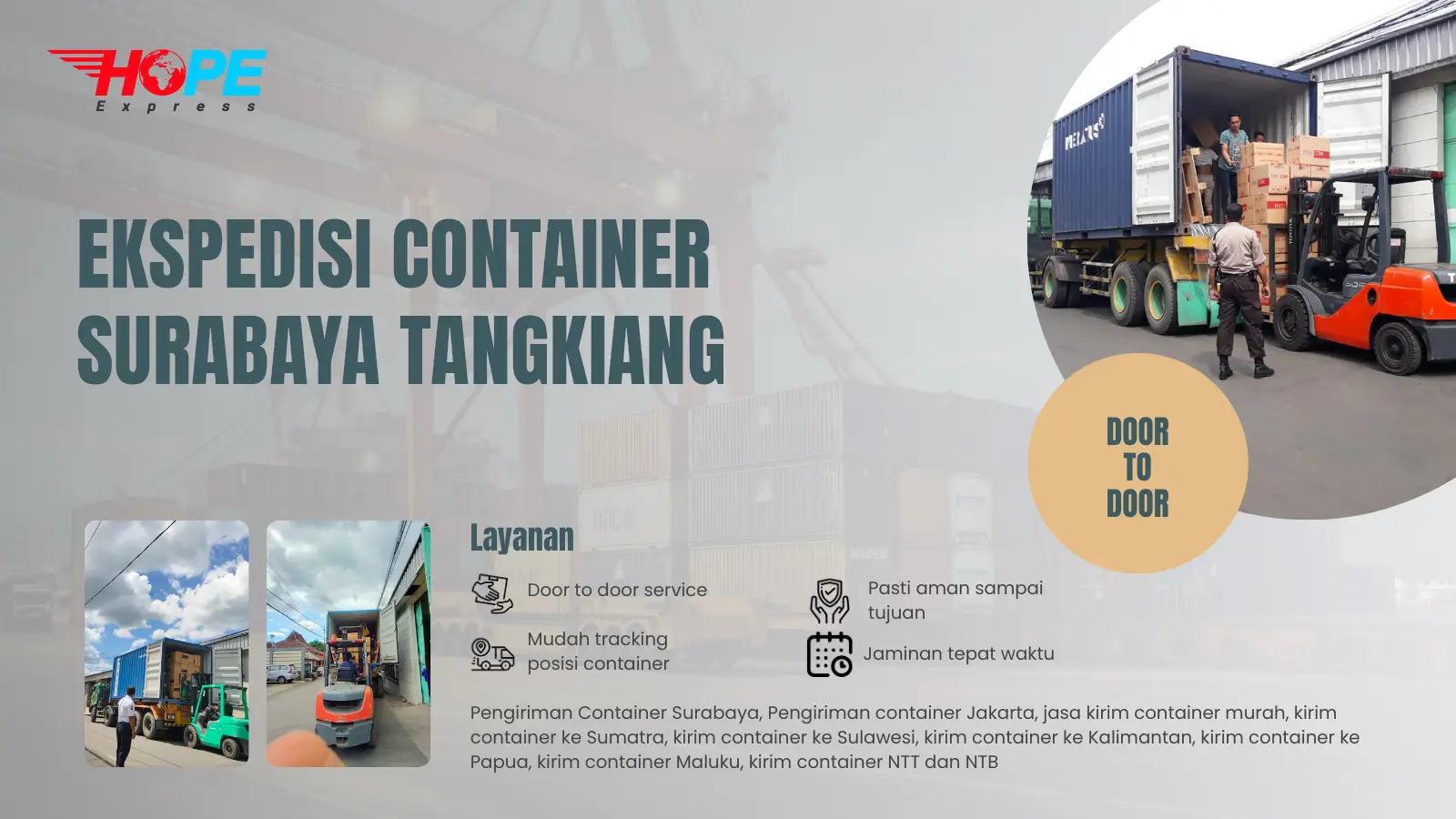 Ekspedisi Container Surabaya Tangkiang
