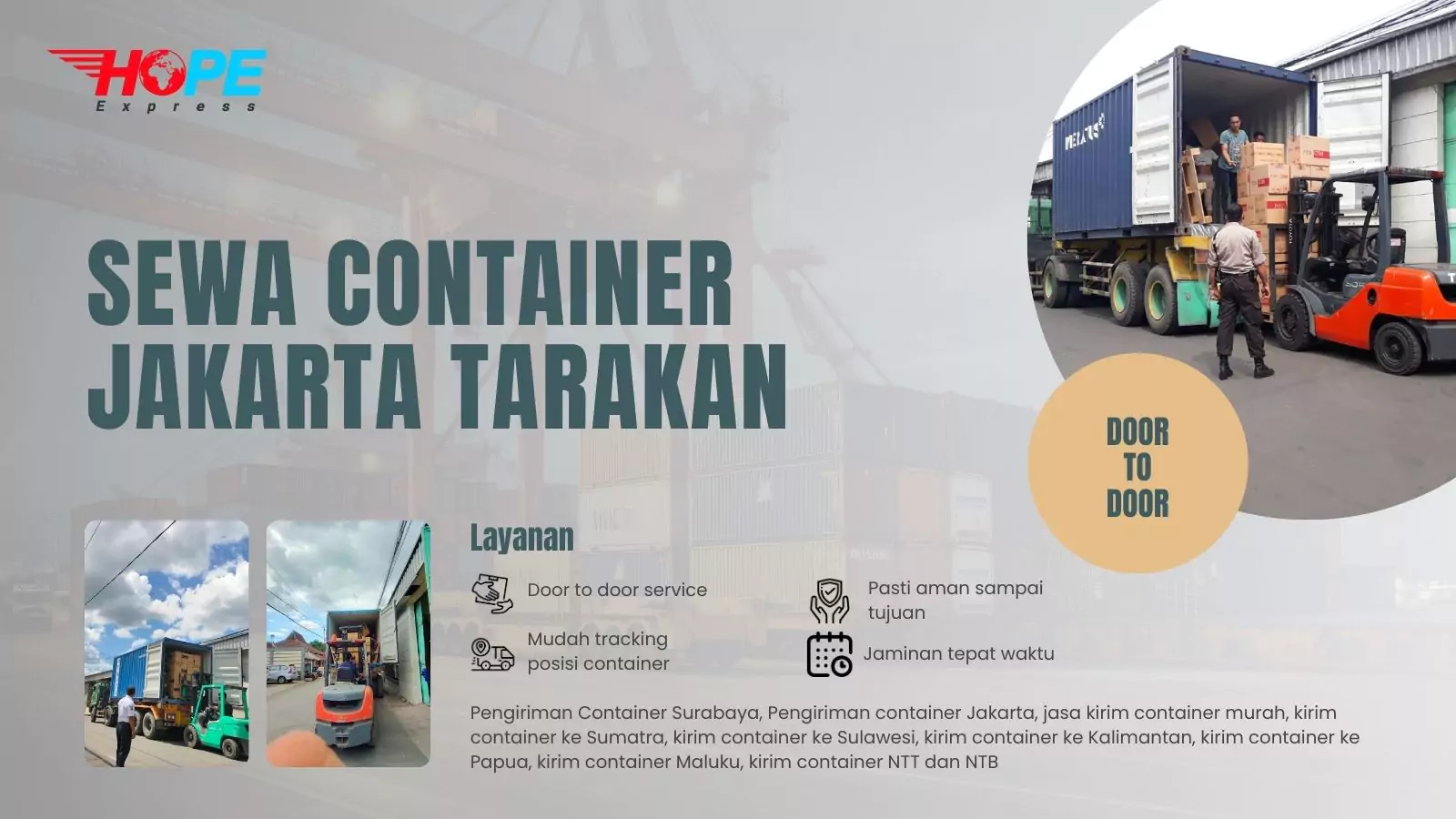 Sewa Container Jakarta Tarakan