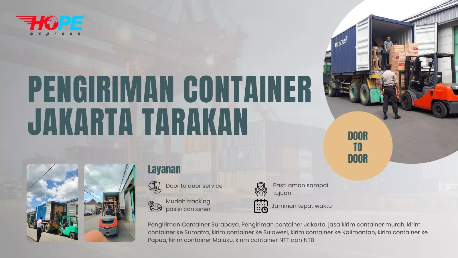 Pengiriman Container Jakarta Tarakan