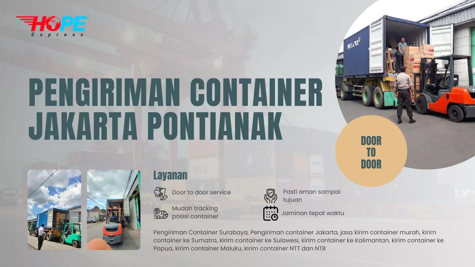Pengiriman Container Jakarta Pontianak