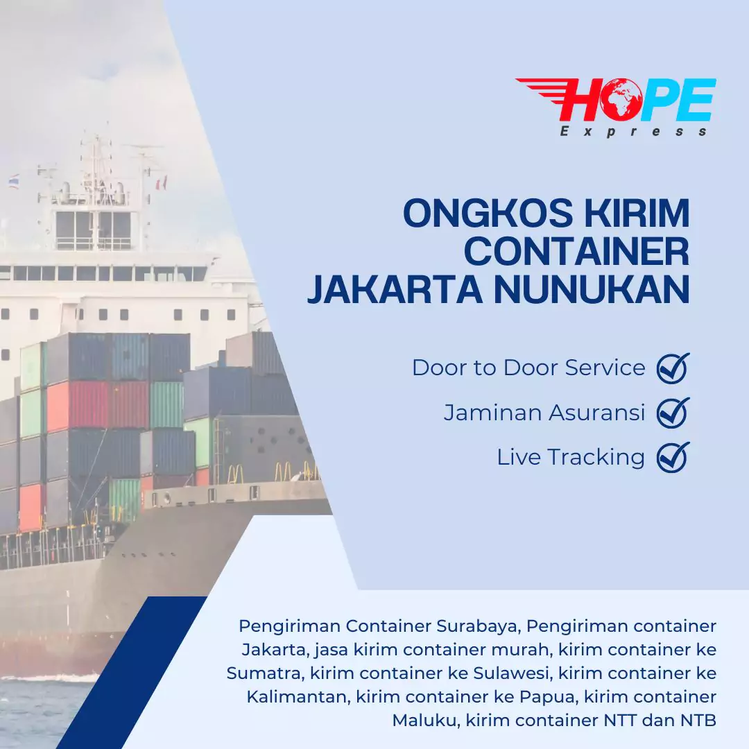 Ongkos Kirim Container Jakarta Nunukan