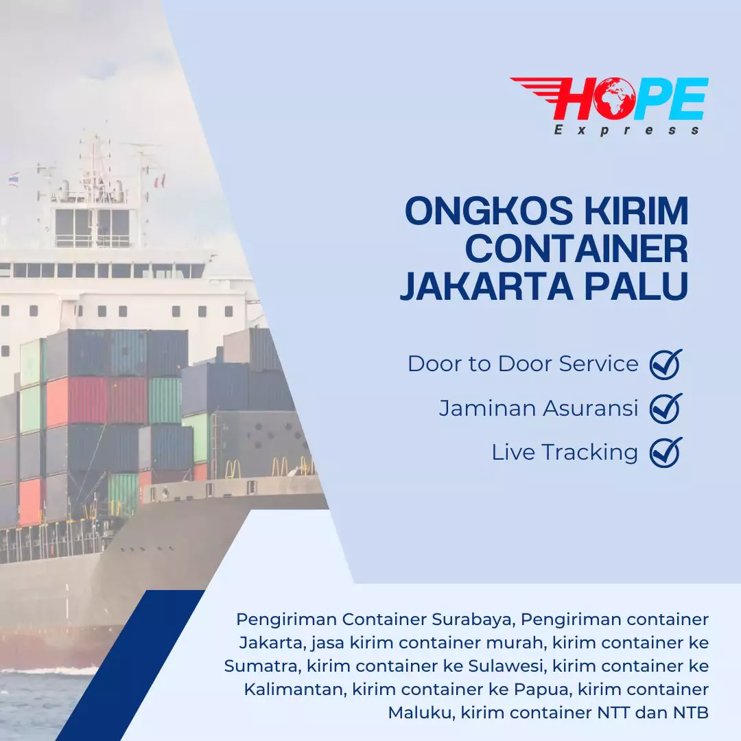 Ongkos Kirim Container Jakarta Palu